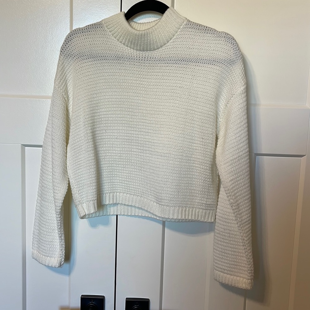 Cropped Express sweater